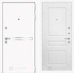 Входная дверь Лайн WHITE 03 - Белый софт