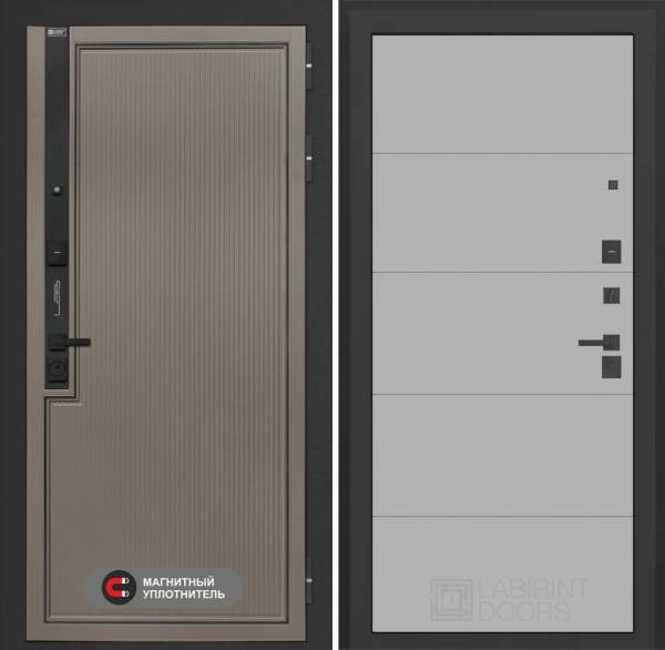 lab-1-pro-13-grey Входная дверь Лаб 1 Про 13 – Грей софт — изображение 1